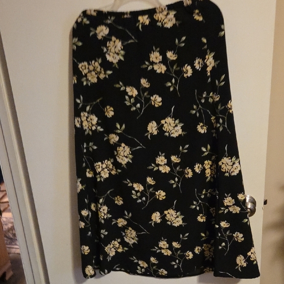 Marco Bicego Black and Cream A-Line Midi Skirt - Picture 1 of 1